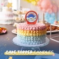 thumbnail image 3 of Exquisite Dinosaur Happy Birthday Cake Candle, 1 Count, 5.4" x 3.7" Colorful Party Cake Topper Decoration, 3 of 6