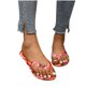 thumbnail image 4 of Sandalias de mujer Sandalias de moda de verano Zapatillas planas Chanclas Sandalias de playa con punta abierta Wmkox8yii  ytu10241, 4 of 8