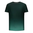 thumbnail image 4 of Njoeus Mens Muscle Tee Gym Workout T-Shirts, Men's Fashion Gradient Print Short Sleeve Shirts for Men Summer Athletic Shirt Tops M-5XL（Available in Big & Tall), 4 of 5