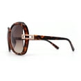 thumbnail image 3 of Womens 1990s Oversize Butterfly Designer Sunglasses Tortoise, 3 of 4
