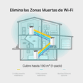 thumbnail image 3 of TP-Link Deco WiFi Mesh, Sistema WiFi de Malla para Todo el Hogar, AC1900, hasta 1300Mbps en 5GHz, 3*Gigabit, Compatible con Todos los Deco, Deco S7(1-Pack), 3 of 6