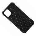 thumbnail image 2 of Carcasa trasera para teléfono móvil, carcasa protectora trasera a prueba de polvo para iPhone 12/12 Pro, color negro, 2 of 5