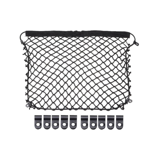 Sidaley Malla de almacenamiento de carga para motocicleta de poliéster, mapa desmontable elástico, botella de agua, accesorios de red Accesorios para motos