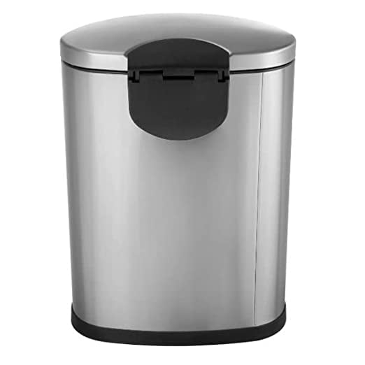 Craftsman Spirit Stainless Steel SemiRound Kitchen Garbage Can, 14.5