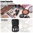 thumbnail image 6 of Makeup Bag Organizer for Cosmetics Makeup Brushes Toiletry Oxford Cloth PU Leather Purple, 6 of 7
