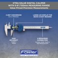 thumbnail image 4 of Calibrador digital Fowler 54-101-150-2, rango de 0 a 150 mm, azul, 4 of 7
