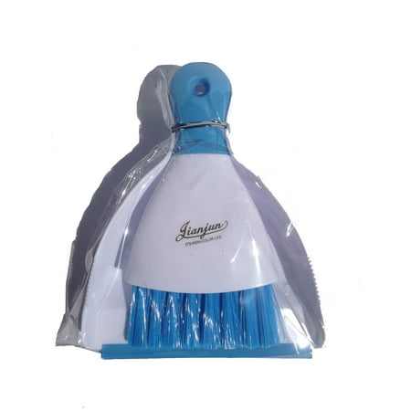 Mini Dustpan for Cleaning Home, Shop, RV, Boat (Blue)