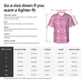 thumbnail image 6 of Lsque French Bulldog pattern Hawaiian Shirt for Men, Unisex Summer Beach Casual Short Sleeve Button Down Shirts-3X-Large, 6 of 9