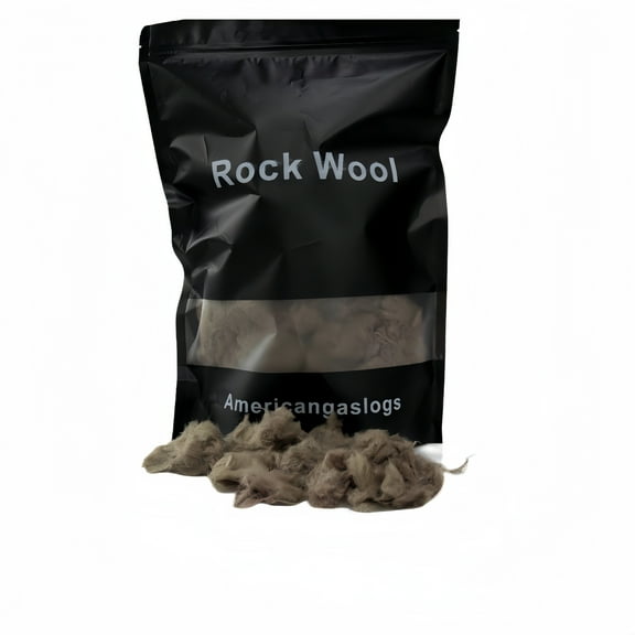 Americangaslogs 12 oz Fireplace Rock Wool for Gas Logs Bag