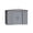 Emery Grey, variant on Steel Storage Shed, 8x6 ft., Emery Grey with a Eggshell Gable