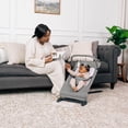 thumbnail image 5 of Baby Delight Alpine Deluxe Portable Bouncer | Infant | 0 – 6 months | Charcoal Tweed, 5 of 5