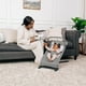thumbnail image 5 of Baby Delight Alpine Deluxe Portable Bouncer | Infant | 0 – 6 months | Charcoal Tweed, 5 of 5