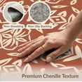 thumbnail image 6 of ODIKA 2'x3' Ivory Amber Aviary Medallion Geometric Washable Doormat Traditional Symmetrical Pattern with Ornate Floral Non-Slip, Low Pile for Entryway, Kitchen, Laundry Room, 6 of 7