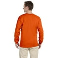 thumbnail image 2 of The Gildan Adult Ultra Cotton 6 oz Long Sleeve T-Shirt - ORANGE - M, 2 of 4