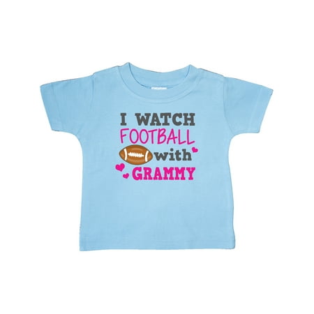 

Inktastic I Watch Football with My Grammy Gift Baby Girl T-Shirt