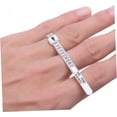 thumbnail image 5 of 6 Pcs Ring Ruler Tools Rings Weeding Ring Measuring Tool Ring Size Gauge Jewelry 3 Piece Set, 5 of 5