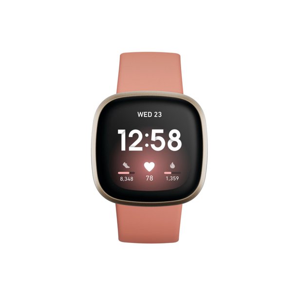 Fitbit Versa 3 Health and Fitness Smartwatch, Fast Charging and Built