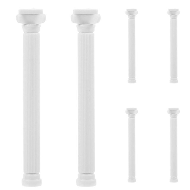 6Pcs Roman Pillar Statue Party Roman Column Mini House Landscaping Roman Pillars