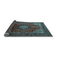 thumbnail image 2 of Ahgly Company Indoor Rectangle Medallion Light Blue Traditional Area Rugs, 4' x 6', 2 of 4