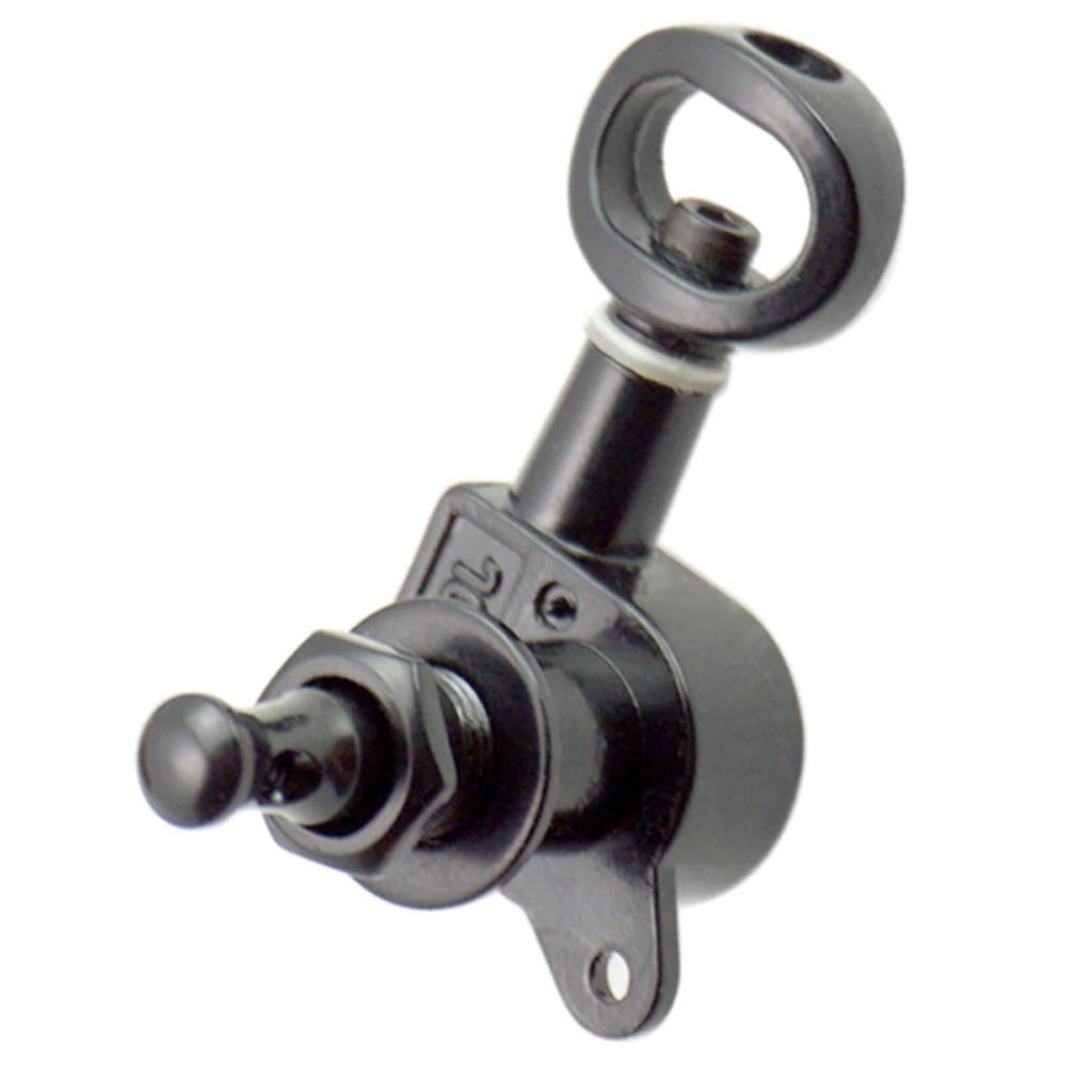 6 Pieces Guitar Replacement Full Closed Tuning Pegs Machine Heads for Electric/Acoustic Guitar Black