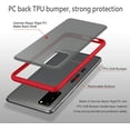 thumbnail image 3 of Case for Samsung Galaxy S21 Plus Thin Shockproof Phone Case PC Back TPU Bumper [Protect from Fingerprint/Shock/Scratch/Slip] Translucent Matte Phone Cover for Samsung Galaxy S21 Plus-Red, 3 of 13