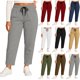 thumbnail image 1 of Pincandy Women's Plus Size Solid Color Fashion Elastic Waist Corduroy Wide Leg Pants with Pockets, Loose Fit, Casual & Daily Wear, 1 of 7