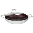 thumbnail image 1 of Meyer Supersteel Stainless Steel 32cm/12" Everyday Pan Non Stick Skillet with cover, Made in Canada, 1 of 5