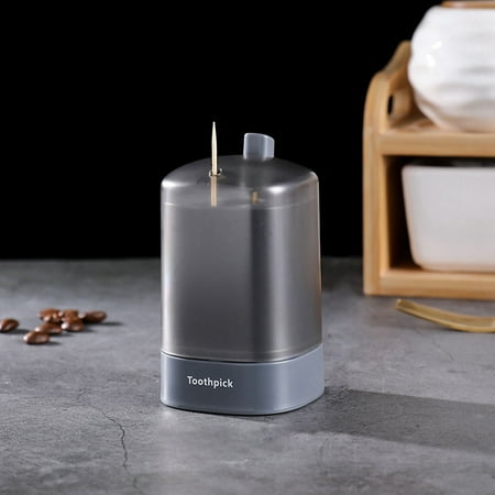 

Toothpick Holder Dispenser—Pop-Up Automatic Toothpick Dispensers for Home Kitchen Restaurant Thickening Toothpicks Container Toothpick Storage Box Mushroom Kitchen