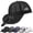 Black, variant on Solar Rechargeable Peak Cap, 3 Speed Adjustable Breathable Peaked Caps,Mesh Baseball Cap with Solar Fan for Fishing Hiking Cycling