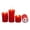 Red, variant on Flickering Flameless LED Wax Candle, 1.97in Battery Operated Atmosphere Lamp, Decorative Flickering Light for Concerts Birthday Party Events No Battery