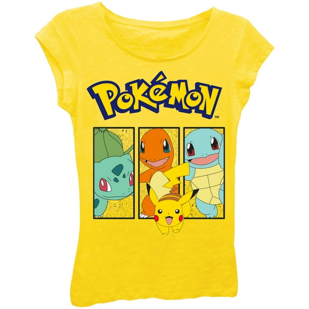 Pokémon Girls' Short Sleeve Crew Neck Graphic TShirt