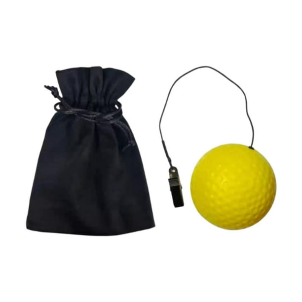 Entrenador de swing de golf, cordón elástico, pelota, deportes, herramientas para exteriores, accesorios para practicar Amarillo