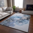 thumbnail image 6 of Addison Rugs Mayfield Washable Transitional Watercolors Blue Rectangle Rug, 3' x 5', 6 of 6