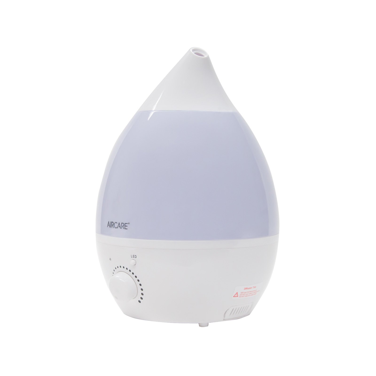 AIRCARE AUV20AWHT Aurora Ultrasonic Table Top, 1 Gallon Humidifier 1 gal White