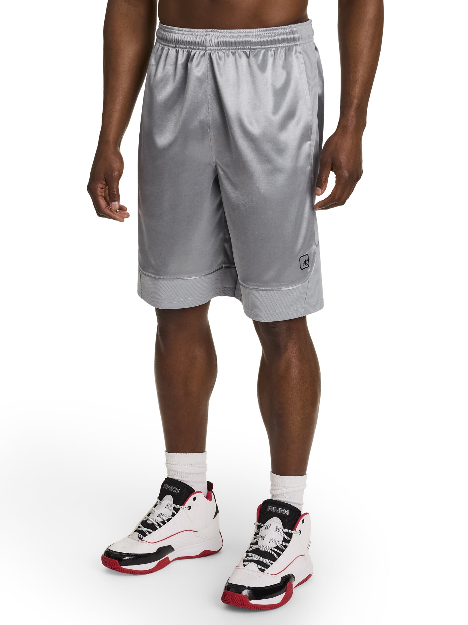 AND1 Men's and Big Men's All Court Short, 11" inseam, up to Size 5XL