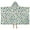 Gray Christmas Tree, variant on Green and Red Christmas Plaid Pattern Hooded Bath Towel，50"x30" for Ages 3 To 12 Kids, Quick Dry Lightweight Soft Microfiber Hood Beach Towel Cover Up for Kids
