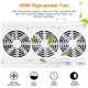 thumbnail image 2 of 40W Nail Dust Collector with 3 Fans Low Noise High Power Nail Dust Vacuum with Hand Rest Nail Salon Dust Suction Machine with 2 Dust Collection Bags, 2 of 5