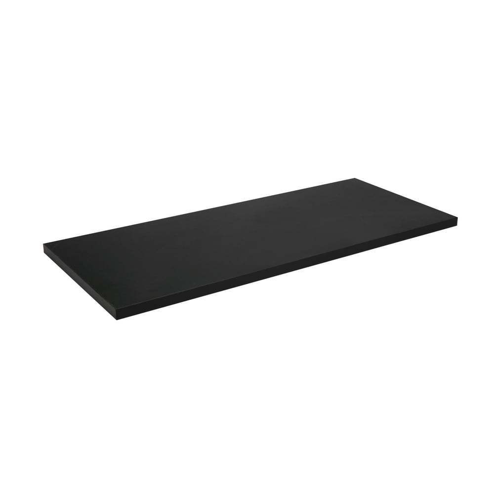 Hyper Tough 10 in. x 235/8 in. Modern Black Laminated Wood Shelf