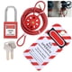 thumbnail image 1 of Kit De Bloqueo De Cable, Bloqueo De Válvula, Candado De Seguridad Ajustable, Aislamiento Universal Con Manija Para Seguridad Para Aislamiento De Energía, 1 of 7