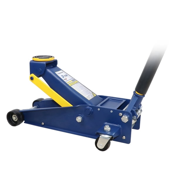 STRONGHOLD 3 Ton Floor Jack, Hydraulic Dual Pump Garage Jack 6000Lbs, Car Jack Lift, Blue,TH33007
