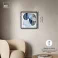 thumbnail image 5 of Serene Overlap II Shadowbox Print Modern Wall Decor by Art Remedy, Black Frame, 20 x 20, 5 of 7