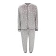 thumbnail image 1 of Pijama Secret Treasures Para mujer, Estampado de Lunares y Cierre Gris Jaspe, talla EG, 1 of 4