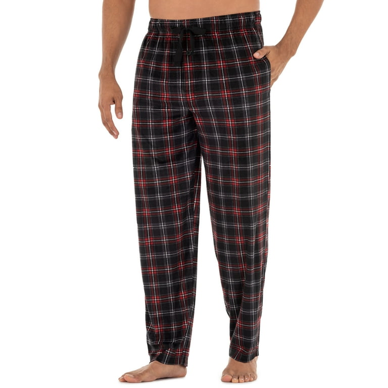 Mens fleece cheap pajama pants