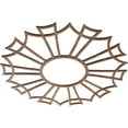 thumbnail image 2 of Ekena Millwork 22"OD x 7 3/4"ID x 3/8"T Augustus Wood Fretwork Pierced Ceiling Medallion, Walnut, 2 of 3