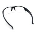 thumbnail image 6 of ANSI Z87.1 Safety Glasses Clear Lens Lightweight Protective Eyewear UV400 Impact Resistant Wraparound Design All Black, 6 of 7