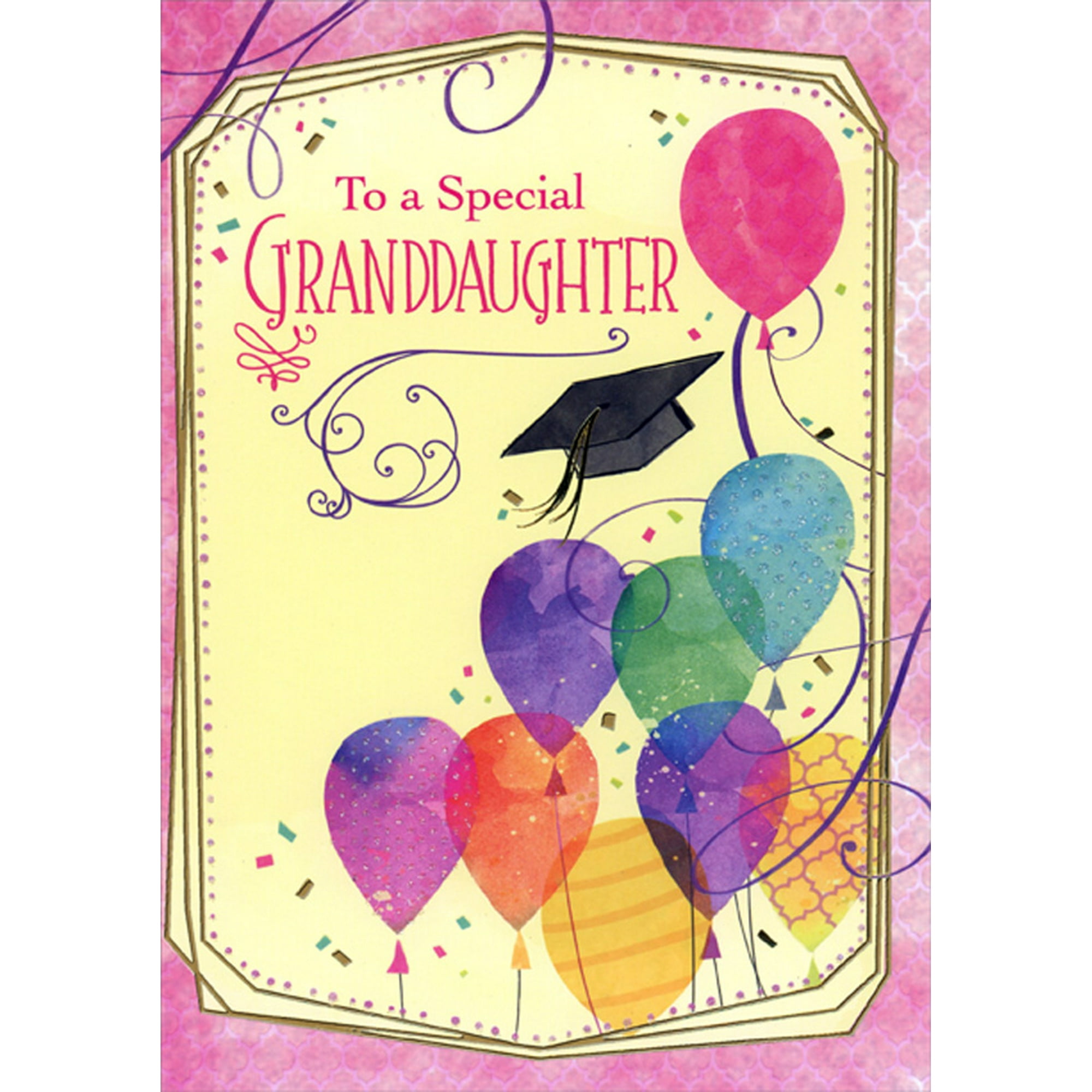 Pink Graduation Border