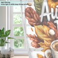 thumbnail image 4 of Yayeee Window Curtains Light Filtering 63"x52" Grommet Panel Pair Home Living Room Decor, Autumn Day Pattern, 4 of 7