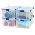 Ziploc 60-Quart (15 Gallon) WeatherShield Storage Box, clear, 4-Pack - image 5 of 10