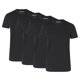 thumbnail image 1 of CAMP DAVID Camisetas para hombre, pack de 4 - Camiseta cuello redondo 4P, Algodón elástico Negro XL (X-Large), 1 of 3