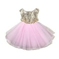 thumbnail image 1 of B91xZ Robe Fillette Sans Manches Robe Longue Maxi Décontractée, Rose 2-3 Ans, 1 of 3